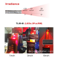 Roter Fackel-Licht-Infrarot-Handheld-wiederaufladbarer LED-Fackel